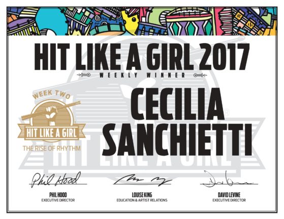 Hit like a girl contest – Cecilia Sanchietti