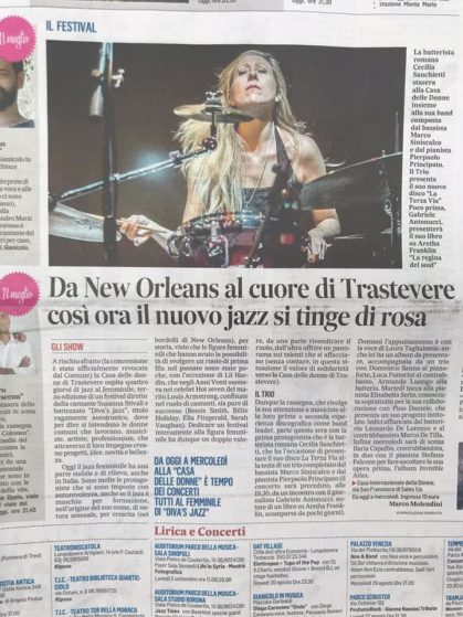 Il Messaggero – Roma – Cecilia Sanchietti